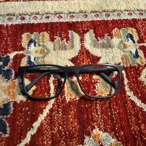 Warby Parker Fletcher Eyeglasses Black Frames Unisex